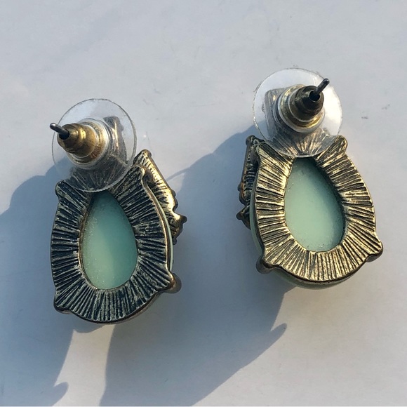 Anthropologie X BaubleBar Seastone and Rhinestone Pierced Earrings - Picture 5 of 10